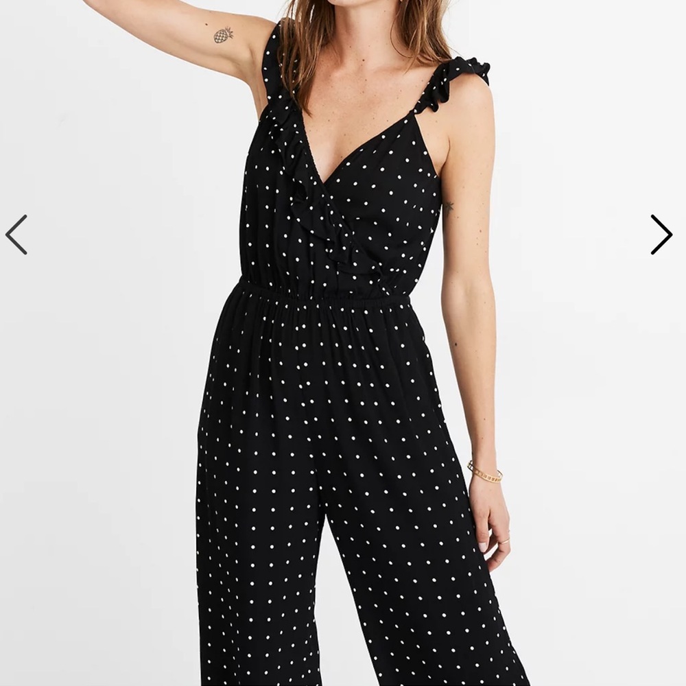 Madewell Ruffle Detail Jumpsuit